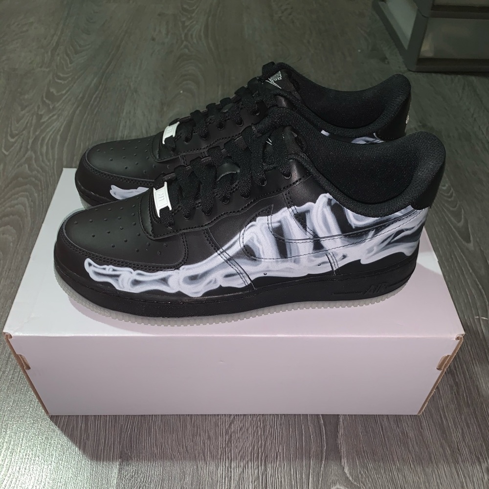 Nike Air Force 1 Skeleton (halloween 2019) - Picture 2 of 6